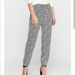 NWT Express Black & White Dotted Dress Pants